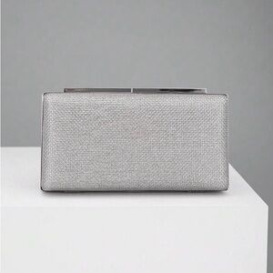 Elegant Silver Clutch Bag